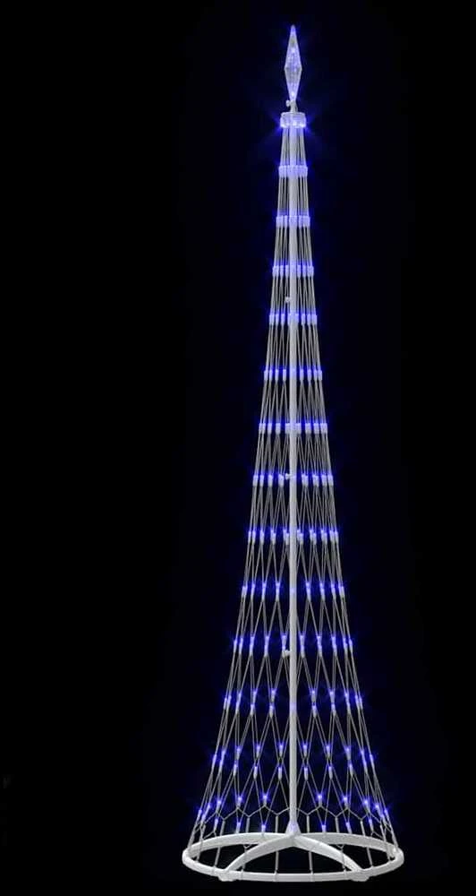 LED Kalėdų medis Mėlyna 250 cm metalas