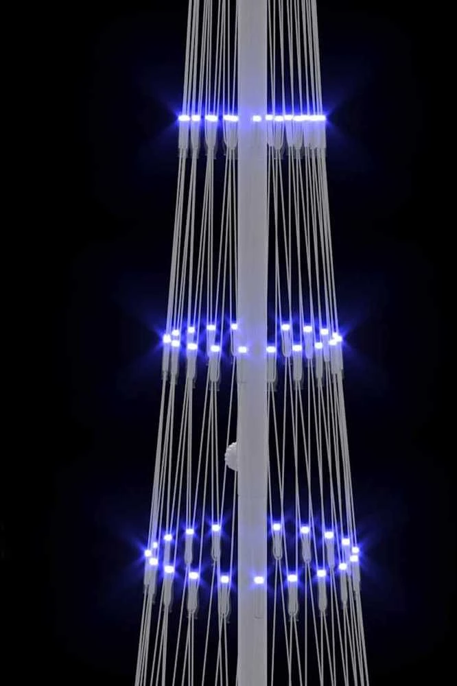 LED Kalėdų medis Mėlyna 51 x 51 x 190 cm metalas