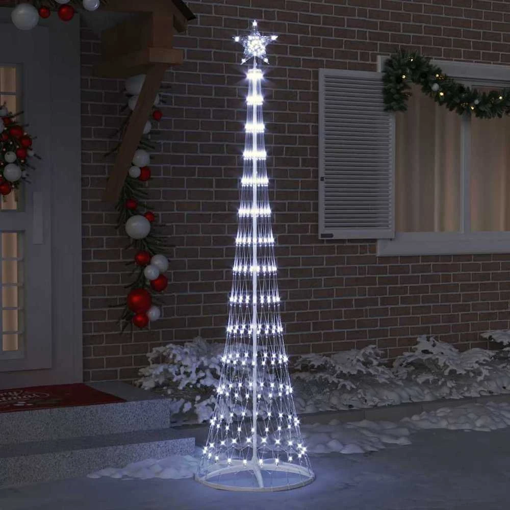 LED Kalėdų medis Šalta balta 250 cm metalas