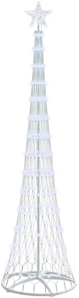 LED Kalėdų medis Šalta balta 250 cm metalas