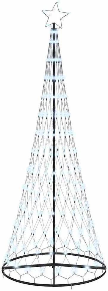 LED Kalėdų medis Šalta balta 250 cm metalas