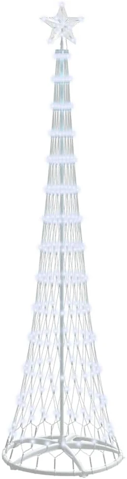 LED Kalėdų medis Šalta balta 250 cm metalas