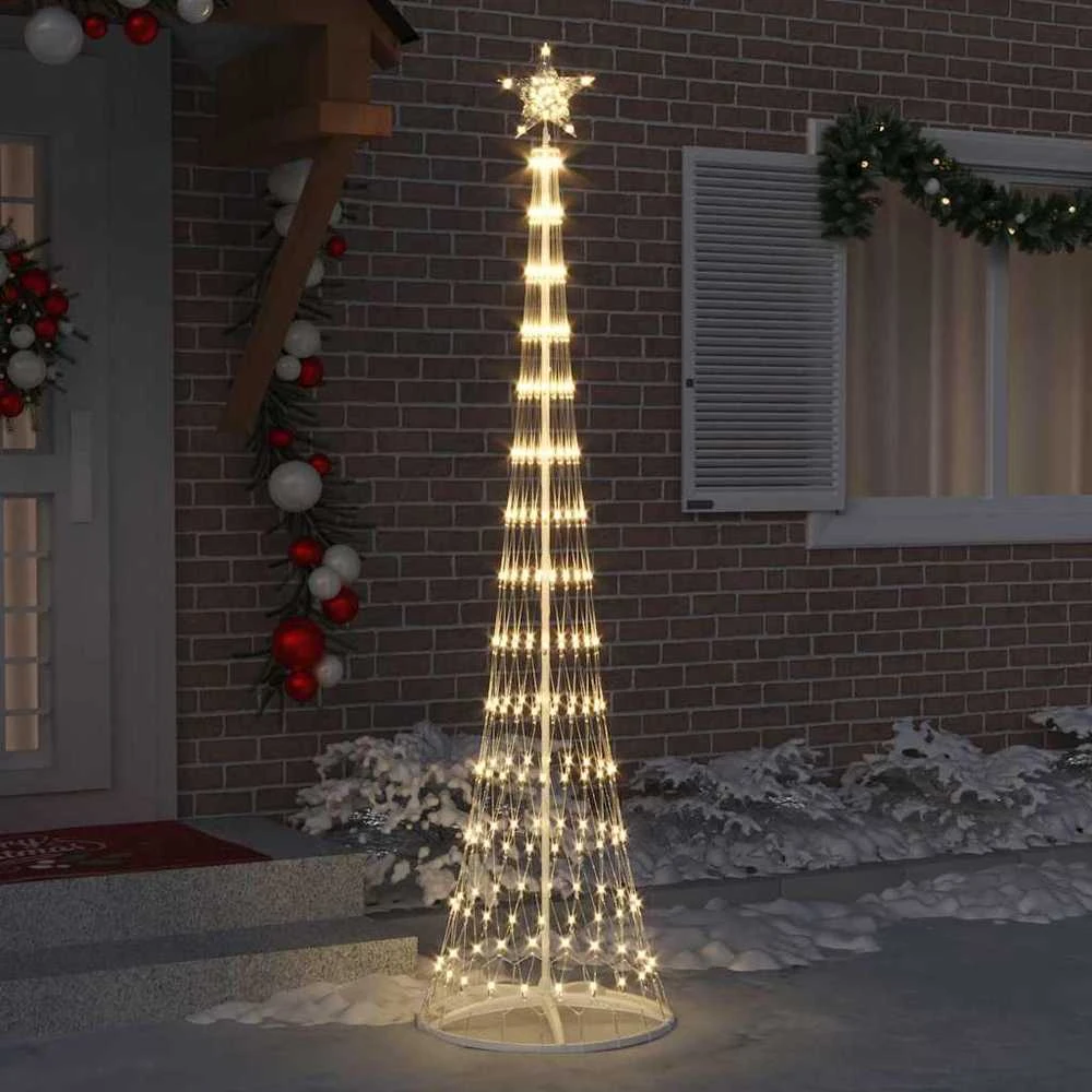 LED Kalėdų medis Šilta balta 250 cm metalas