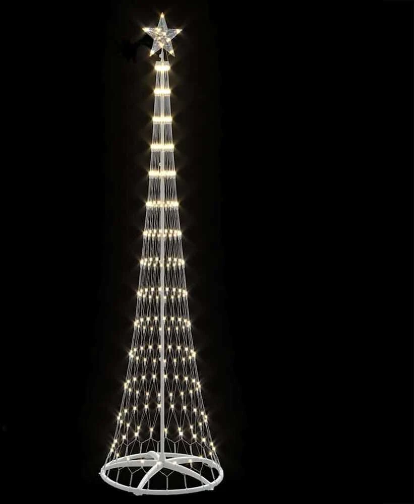 LED Kalėdų medis Šilta balta 250 cm metalas