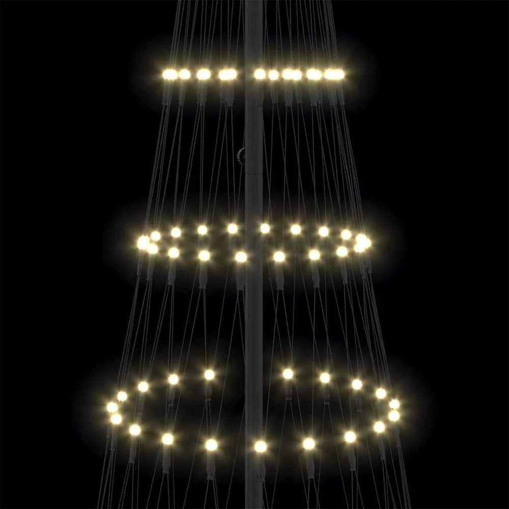 LED Kalėdų medis Šilta balta 250 cm metalas