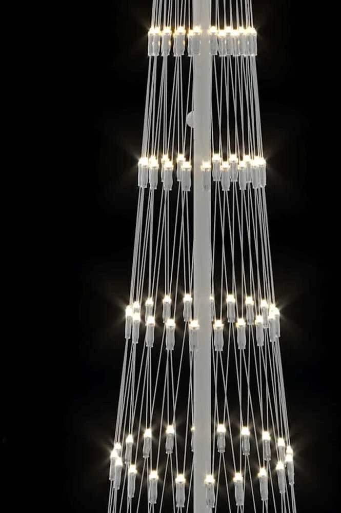 LED Kalėdų medis Šilta balta 250 cm metalas