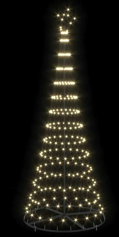 LED Kalėdų medis Šilta balta 250 cm metalas