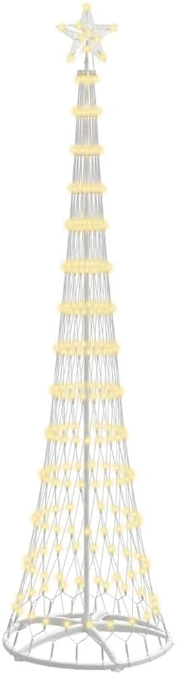 LED Kalėdų medis Šilta balta 250 cm metalas
