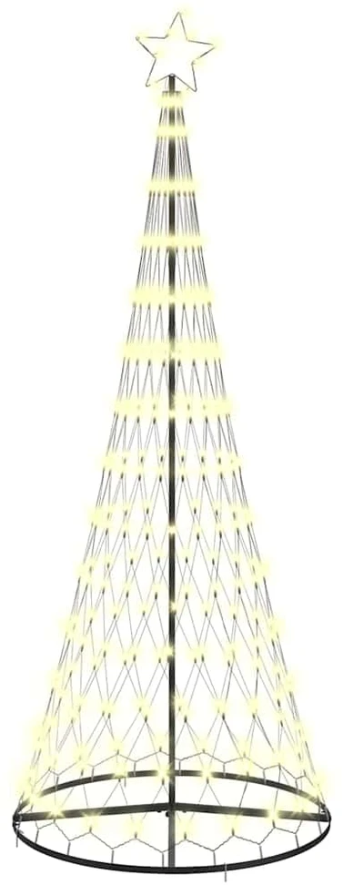 LED Kalėdų medis Šilta balta 250 cm metalas