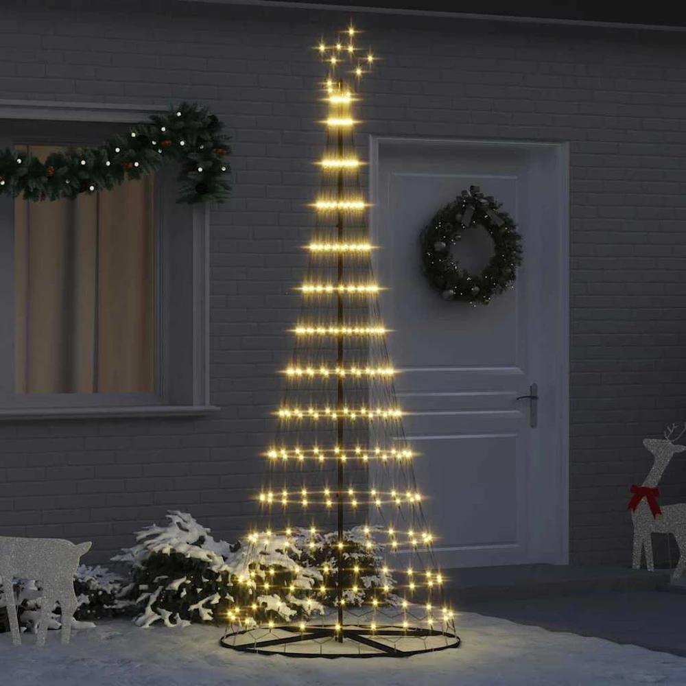 LED Kalėdų medis Šilta balta 250 cm metalas