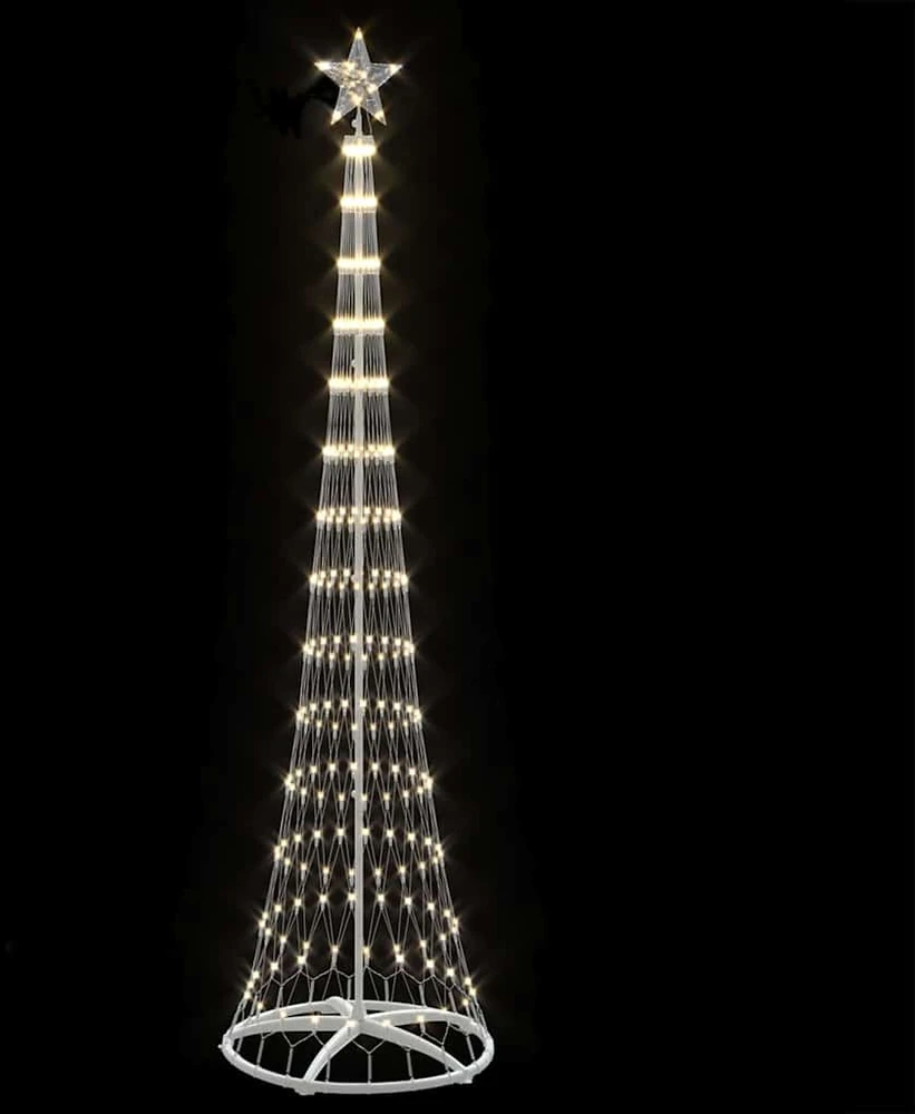 LED Kalėdų medis Šilta balta 250 cm metalas