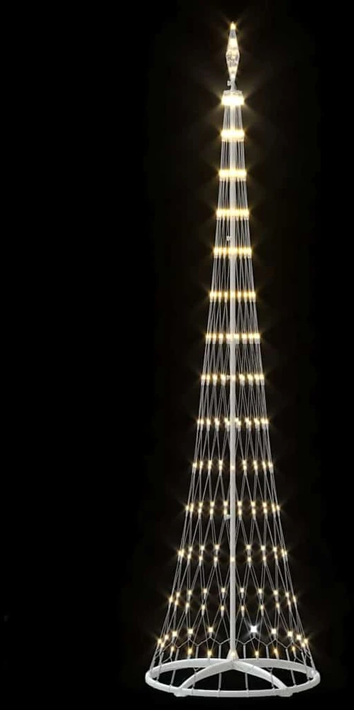LED Kalėdų medis Šilta balta 250 cm metalas