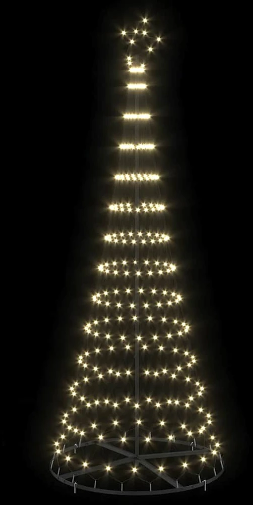 LED Kalėdų medis Šilta balta 250 cm metalas