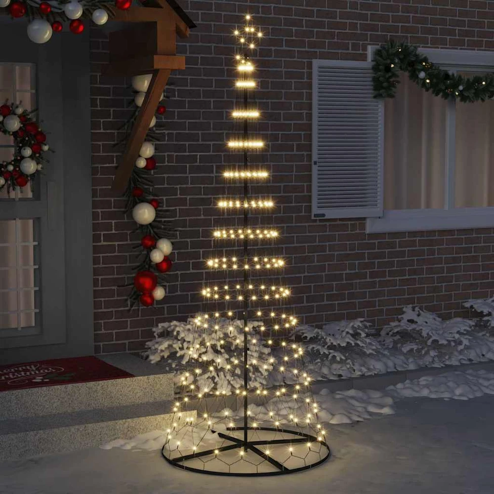 LED Kalėdų medis Šilta balta 250 cm metalas