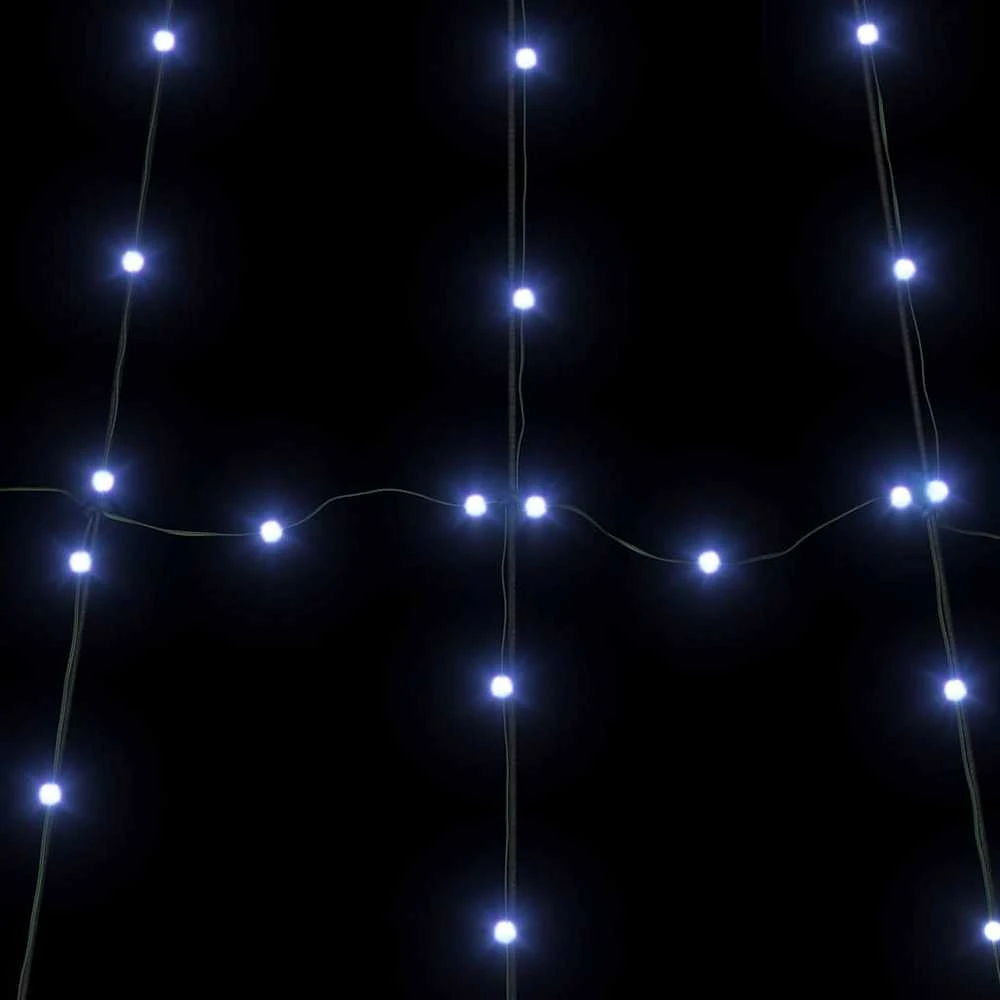 LED Kalėdinė eglutė su žemės kuoleliais Mėlyna 306 cm Metalas