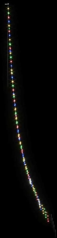 LED Kalėdinė eglutė su žemės kuoleliais Įvairiaspalvis 511 cm