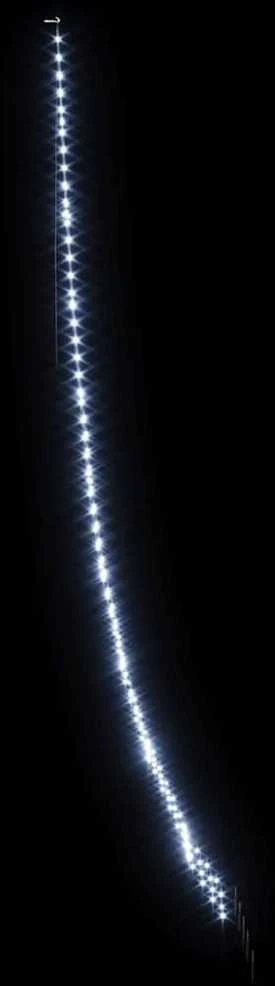 LED Kalėdinė eglutė su žemės kuoleliais Šalta balta 511 cm