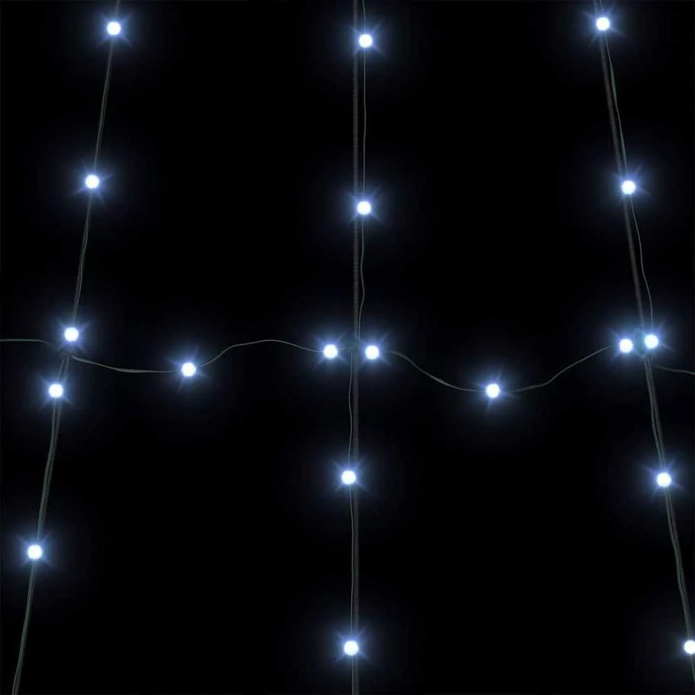 LED Kalėdinė eglutė su žemės kuoleliais Šalta balta 511 cm