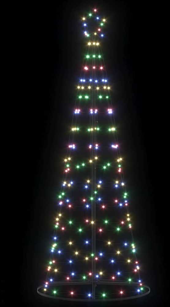 LED Kalėdų medis EKENAS 250 cm 390 LED Įvairių spalvų Plienas