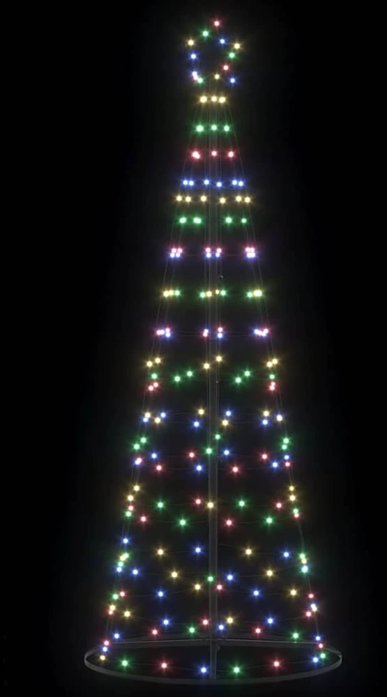LED Kalėdų medis EKENAS 250 cm 390 LED Įvairių spalvų Plienas