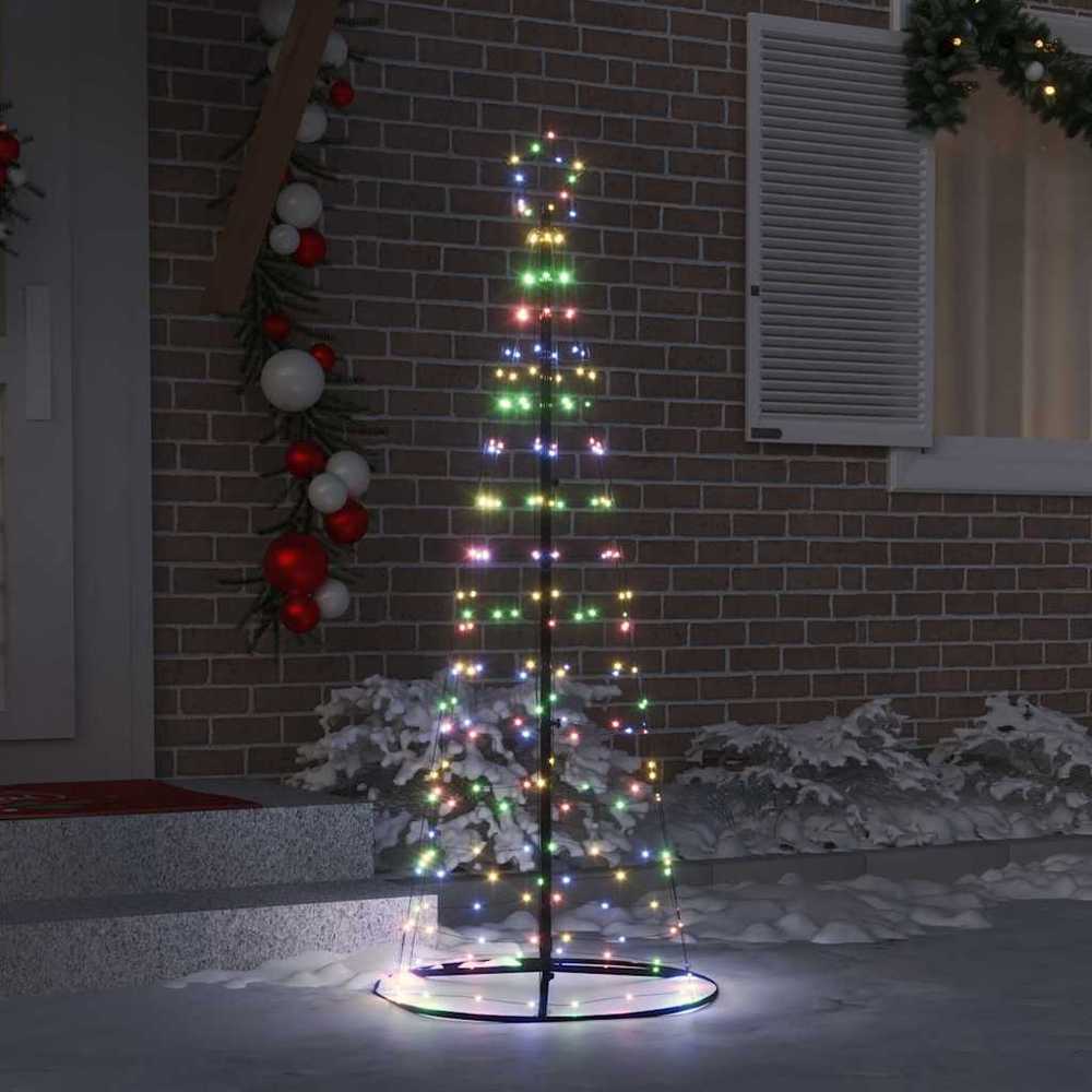LED Kalėdų medis EKENAS 250 cm 390 LED Įvairių spalvų Plienas