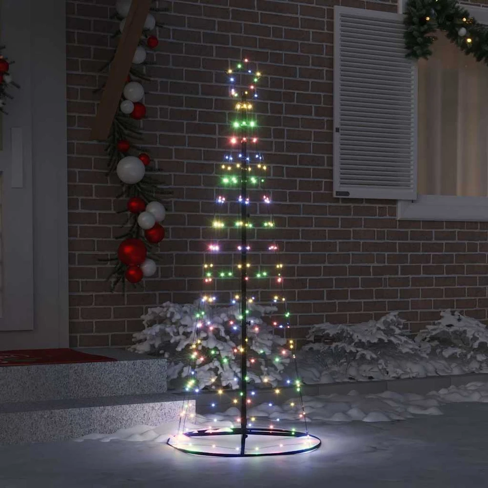 LED Kalėdų medis EKENAS 250 cm 390 LED Įvairių spalvų Plienas