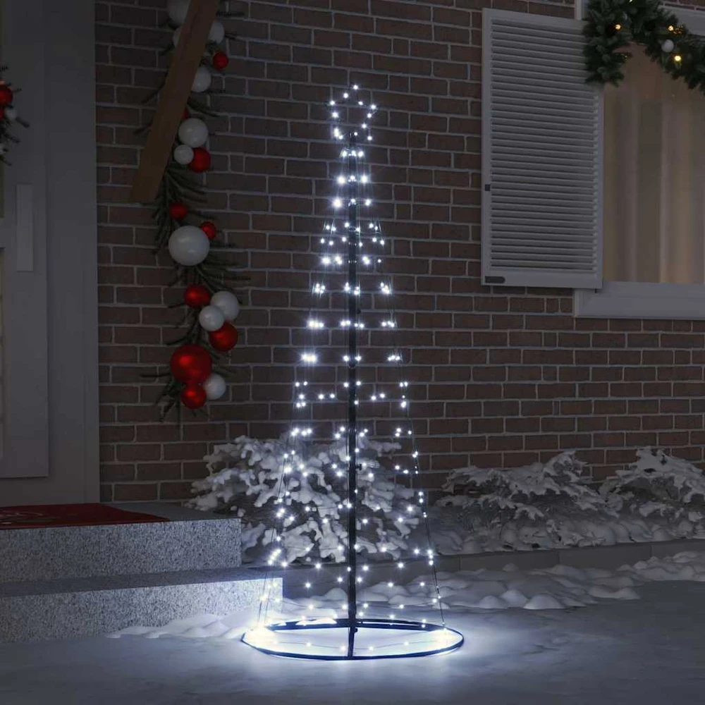LED Kalėdų medis EKENAS 250 cm 390 LED Šalta balta Plienas