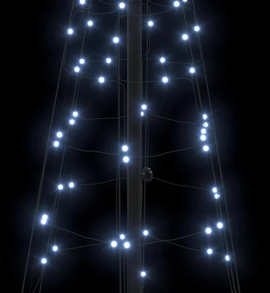 LED Kalėdų medis EKENAS 250 cm 390 LED Šalta balta Plienas