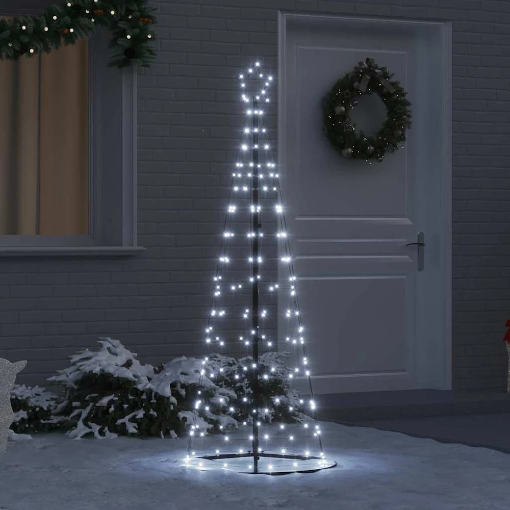 LED Kalėdų medis EKENAS 250 cm 390 LED Šalta balta Plienas