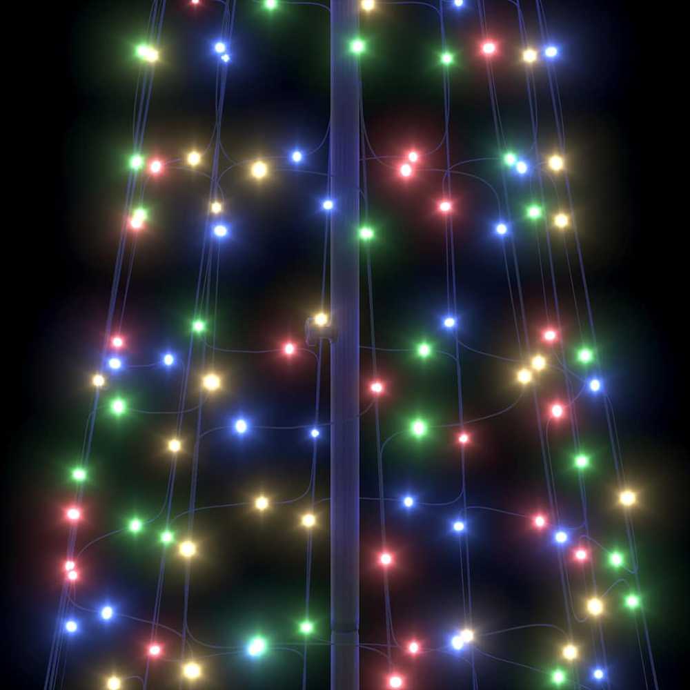 LED Kalėdų medis su 800 LED Įvairiaspalvis 400 cm Geležis