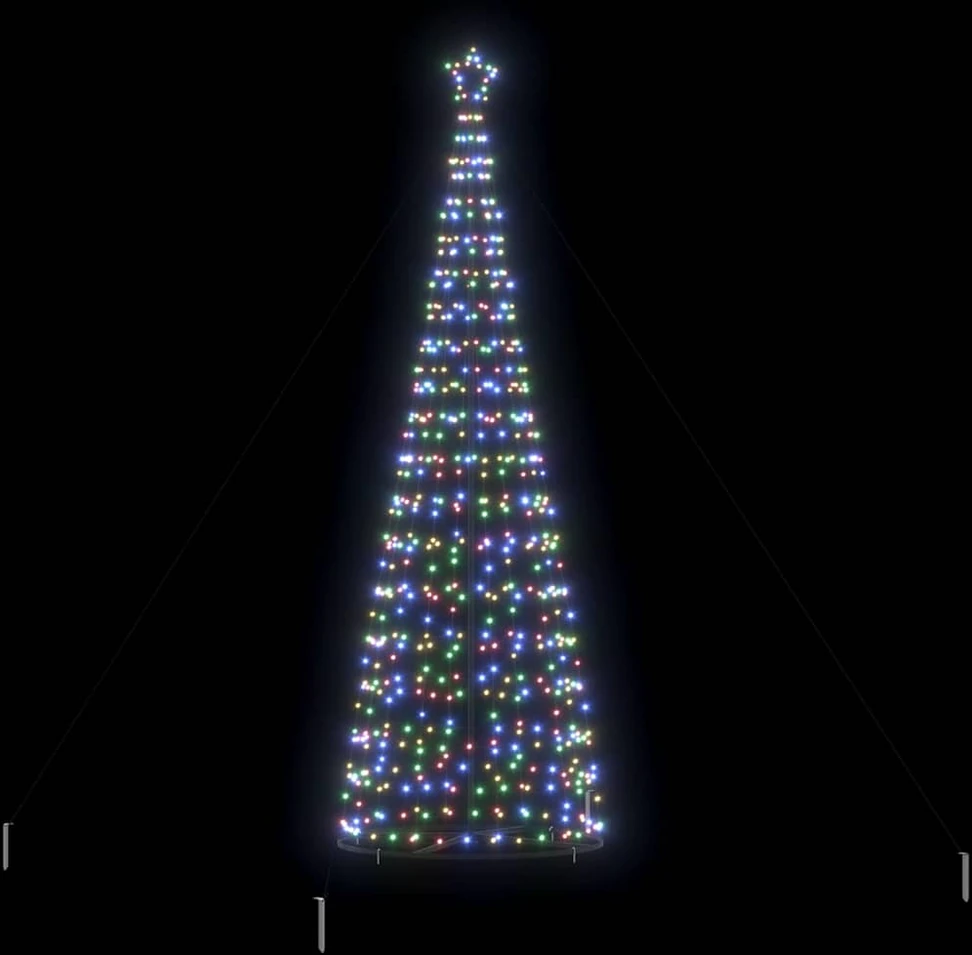 LED Kalėdų medis EKENAS 400 cm 800 LED Įvairių spalvų Plienas