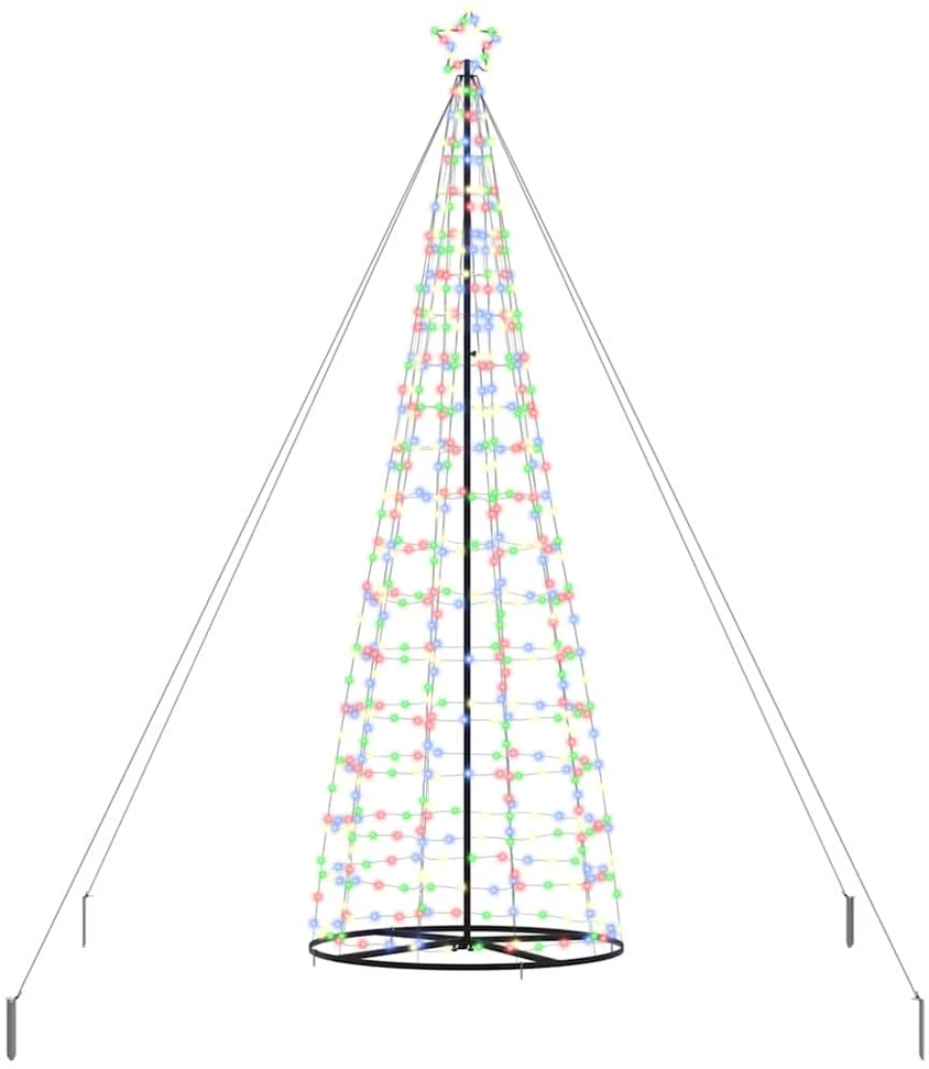 LED Kalėdų medis EKENAS 400 cm 800 LED Įvairių spalvų Plienas