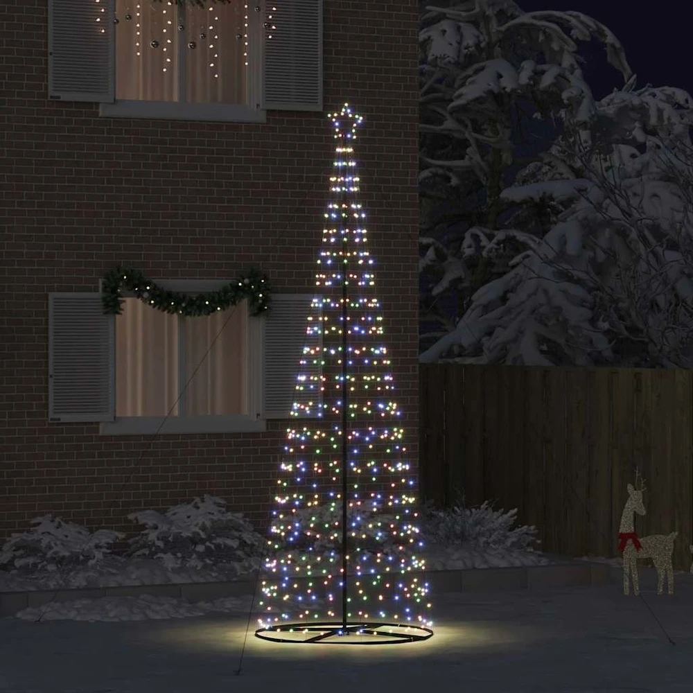 LED Kalėdų medis EKENAS 400 cm 800 LED Įvairių spalvų Plienas