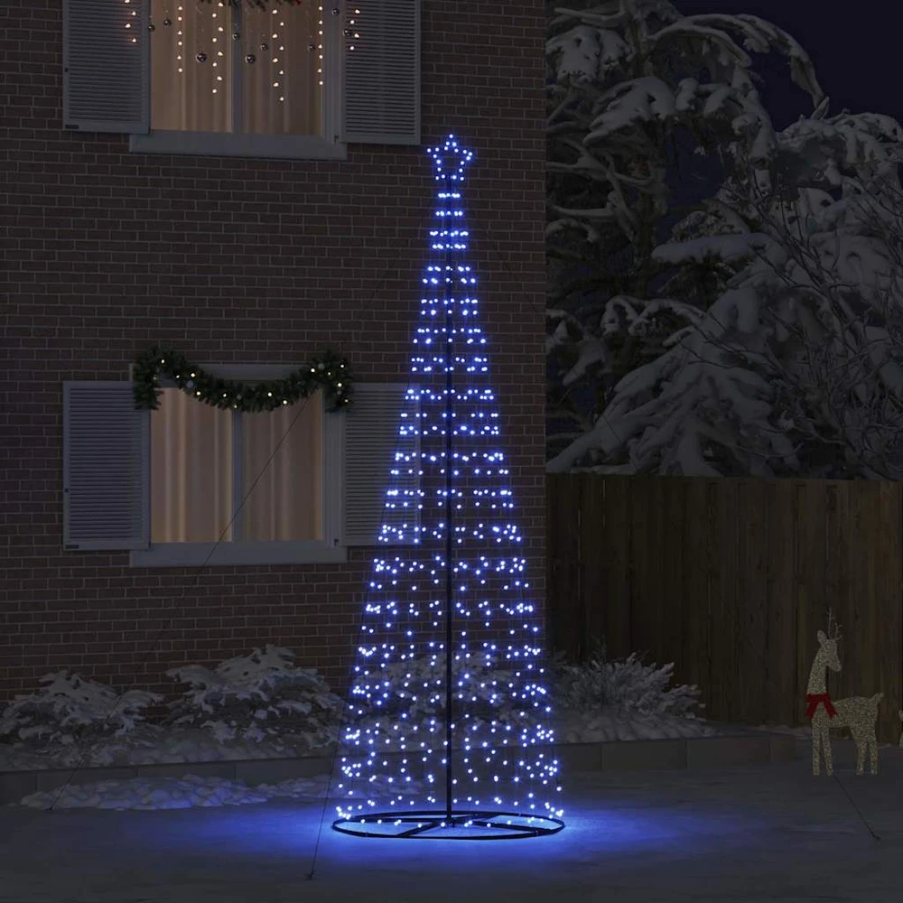 LED Kalėdų medis EKENAS 400 cm 800 LED Mėlyna Plienas Mėlyna