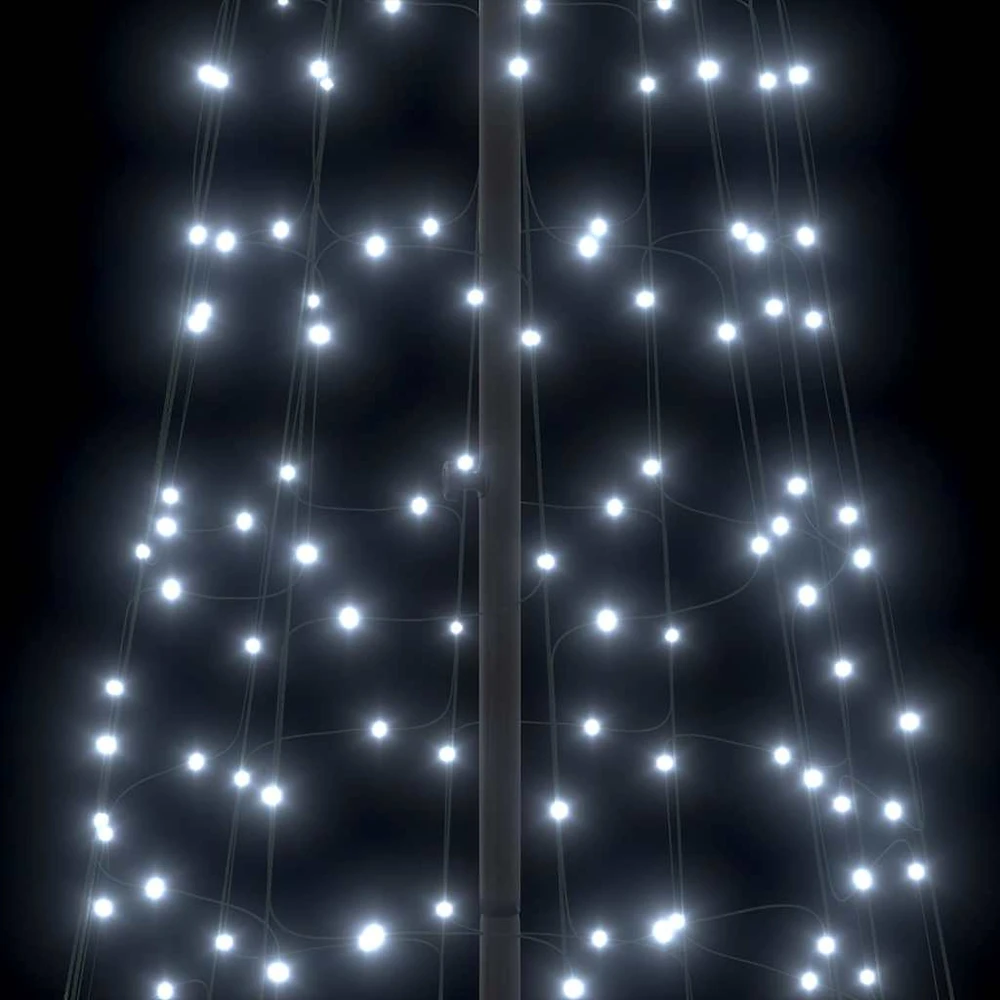 LED Kalėdų medis EKENAS 400 cm 800 LED Šalta balta Plienas