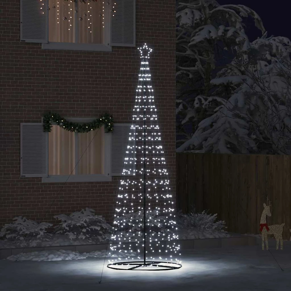 LED Kalėdų medis EKENAS 400 cm 800 LED Šalta balta Plienas