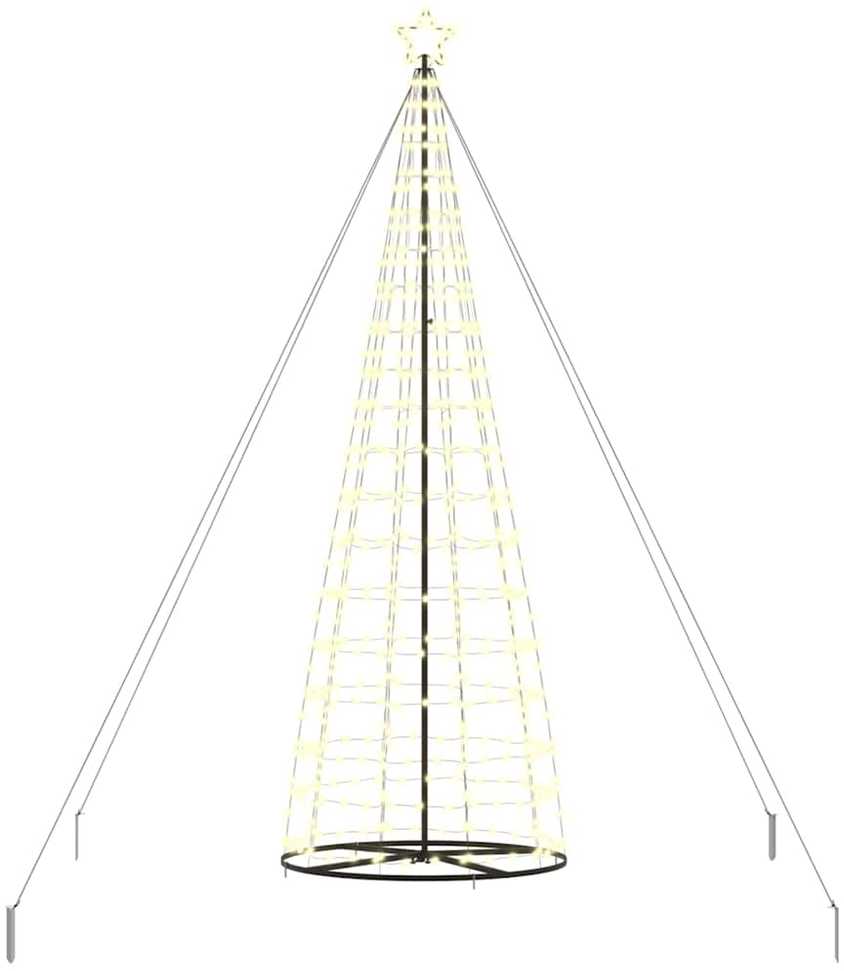 LED Kalėdų medis su 800 LED s stovu Šilta balta 400 cm Geležis
