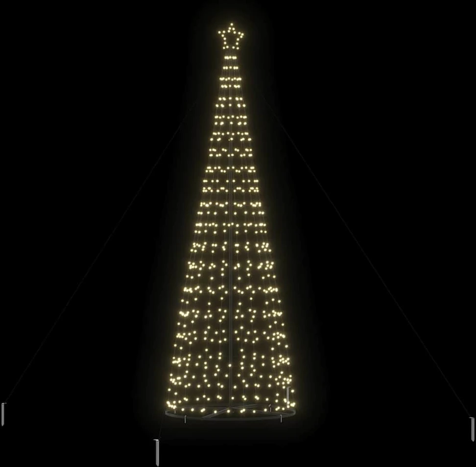 LED Kalėdų medis EKENAS 400 cm 800 LED Šilta balta Plienas