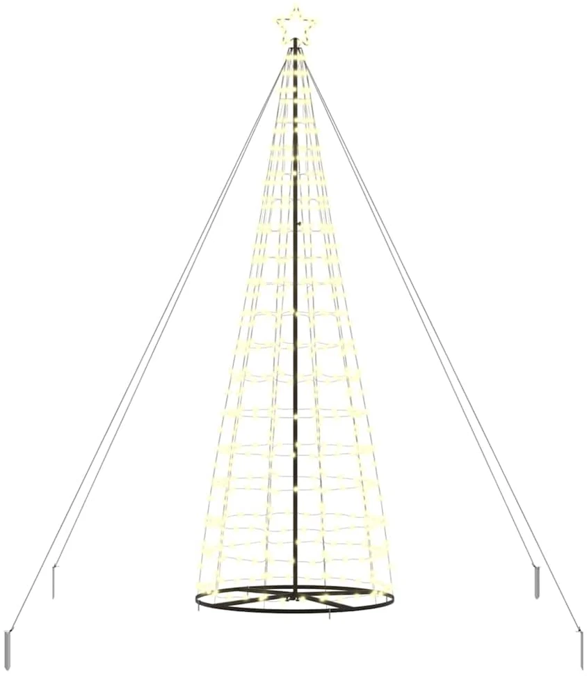 LED Kalėdų medis EKENAS 400 cm 800 LED Šilta balta Plienas