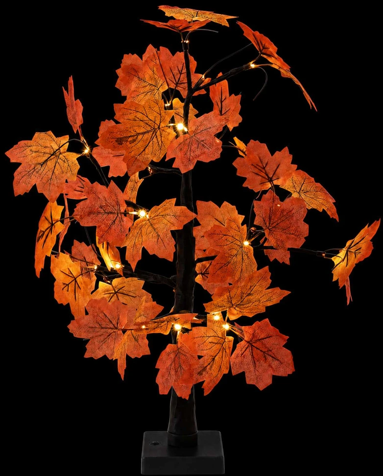 LED klevo Kalėdų eglutė 2 vnt. Ruda 58 cm Plastmasė 48 LED