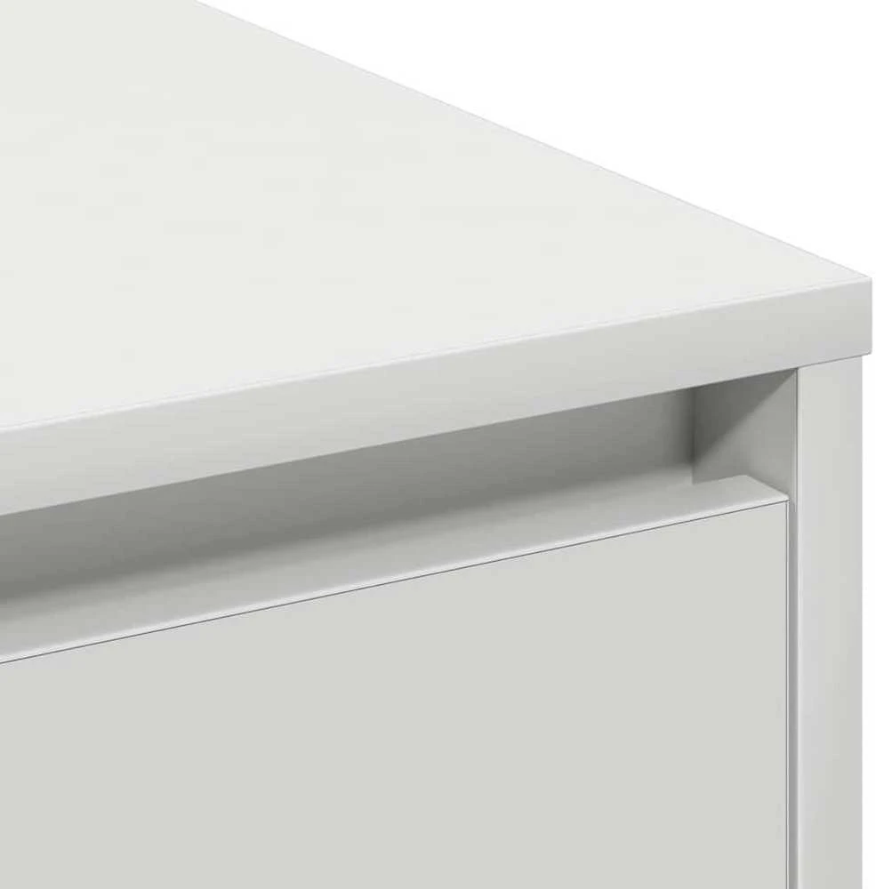 LED Bufetas Balta 90 x 32 x 75 cm Apdirbta mediena