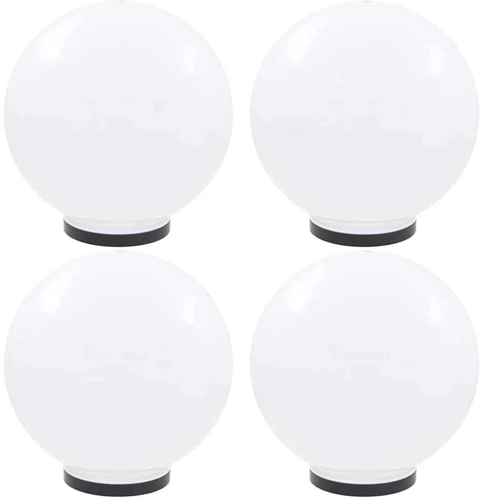 LED lempos, rutulio formos, 4vnt., sferinės, 40cm, PMMA