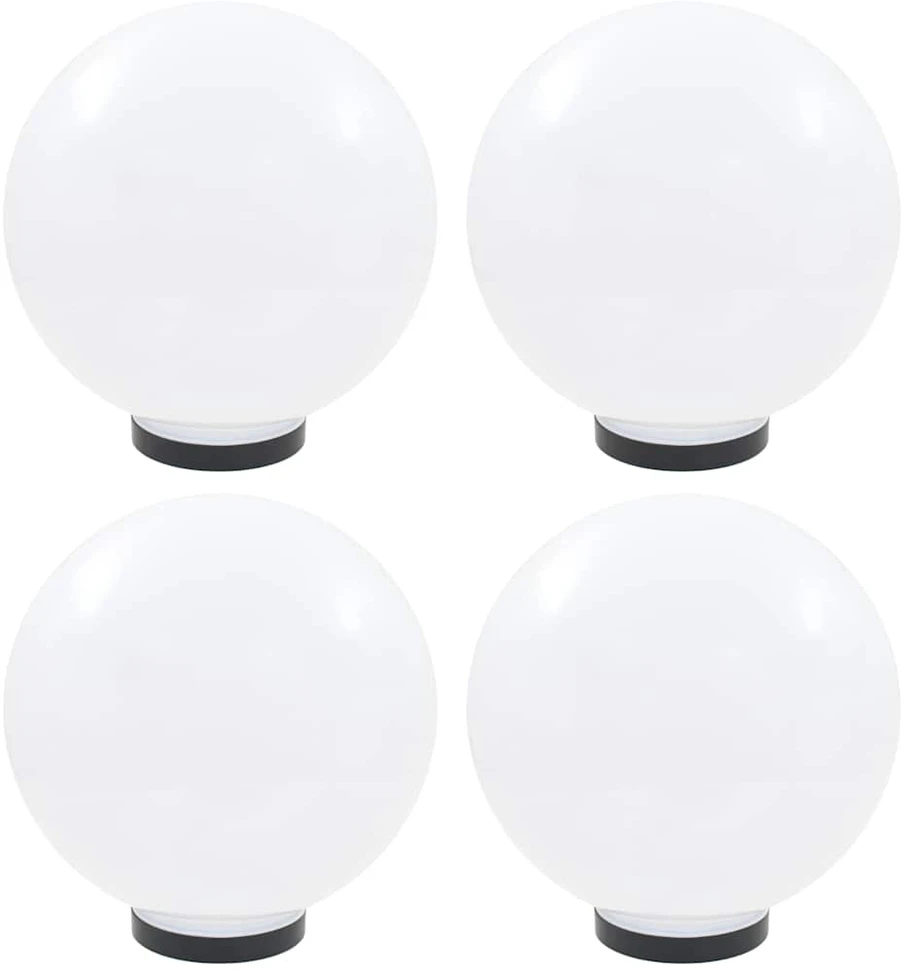 LED lempos, rutulio formos, 4vnt., sferinės, 30cm, PMMA