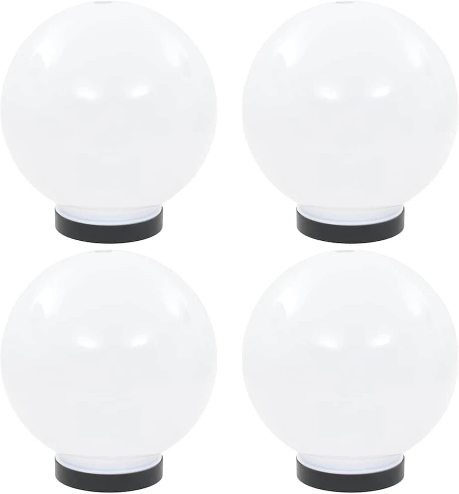 LED lempos, rutulio formos, 4vnt., sferinės, 20cm, PMMA