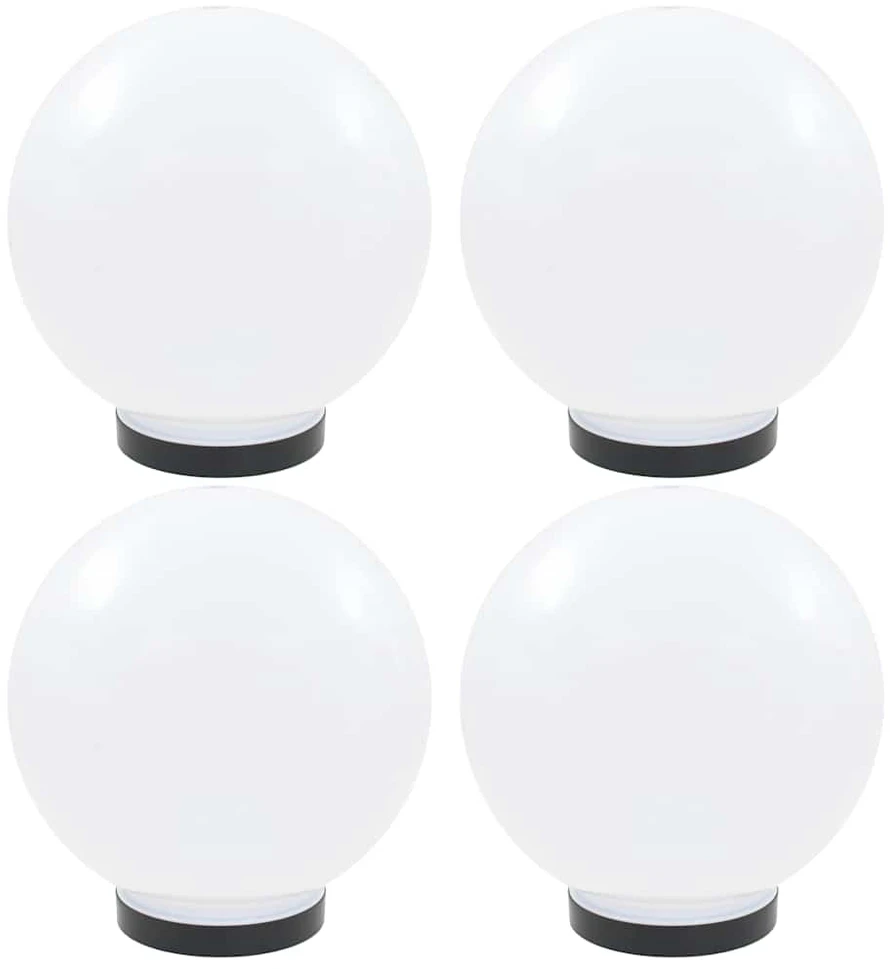 LED lempos, rutulio formos, 4vnt., sferinės, 25cm, PMMA