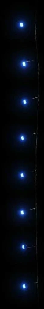 LED lempučių girlianda, 200m, PVC, 2000 mėlynos spalvos LED