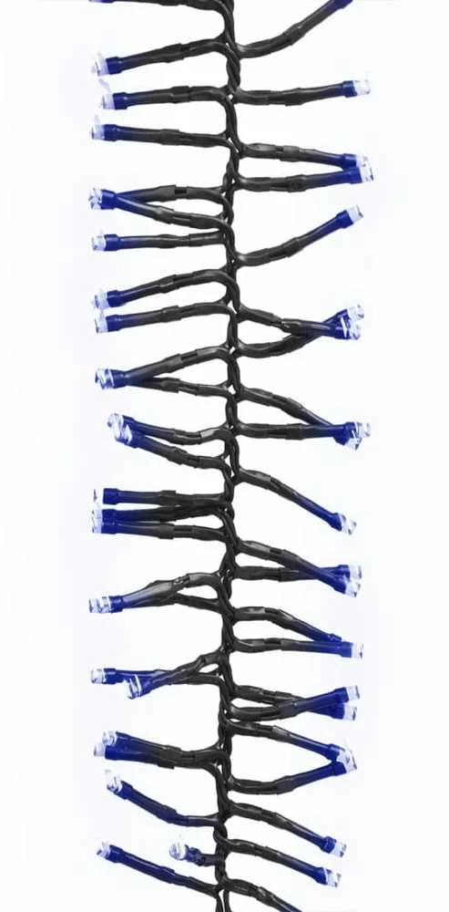 LED lempučių girlianda, PVC, 3000 mėlynų LED, tanki
