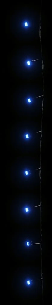 LED lempučių girlianda, 30m, PVC, 300 mėlynos spalvos LED
