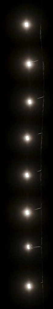 LED lempučių girlianda, 30m, PVC, 300 šaltos baltos spalvos LED