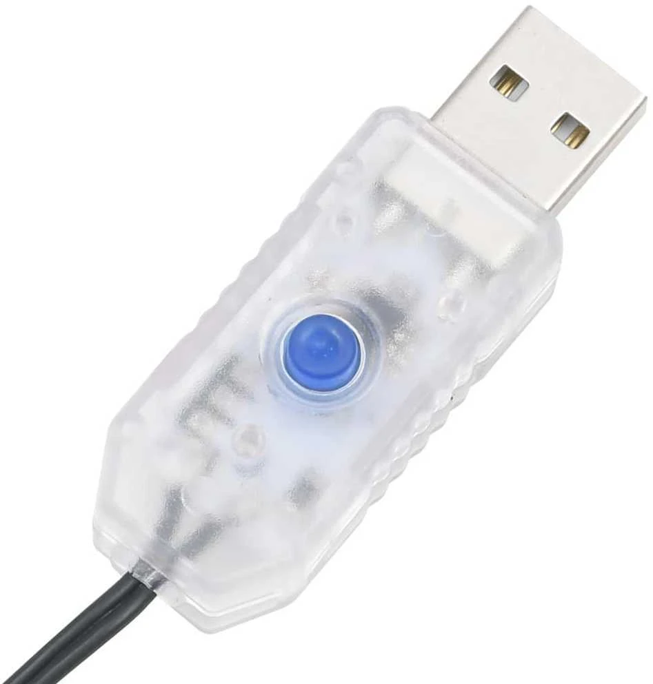 LED lempučių girlianda, 30m, PVC, 300 šiltos baltos spalvos LED